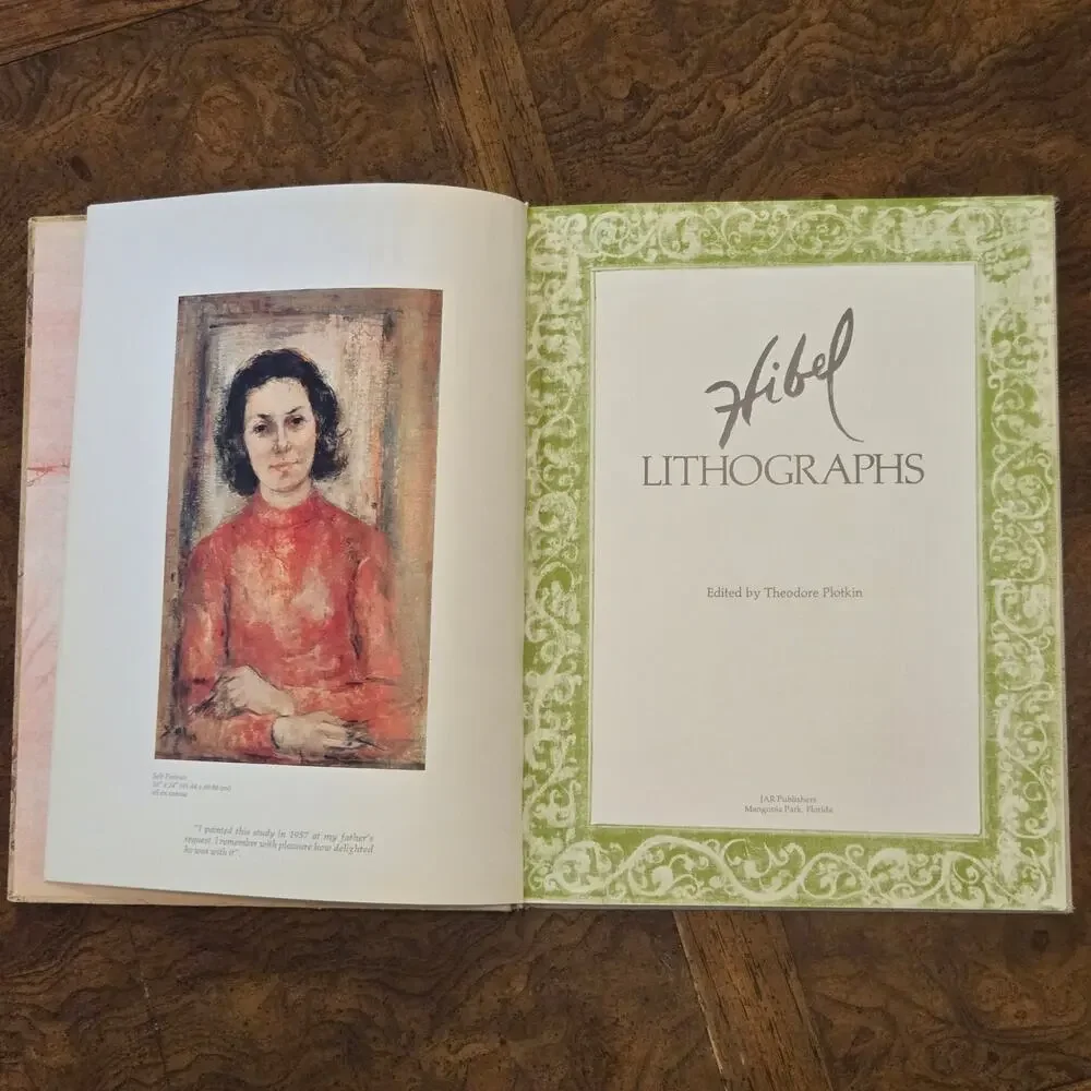 1977 Edna Hibel Lithographs First Edition Book 3 Catalogs 6 Prints Folio Set